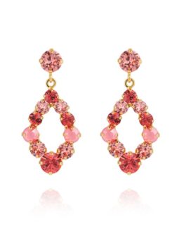 Caroline Svedbom - Örhängen Mini Delia Light coral combo
