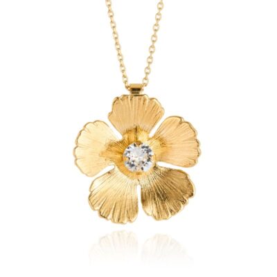 Caroline Svedbom - Halsband Mini anemone crystal