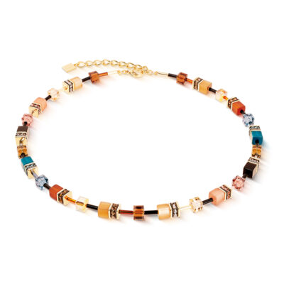 Coeur de Lion - Halsband Brown-Petrol
