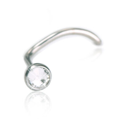 Blomdahl-Nässmycke medicinsk titan Crystal silver/guld