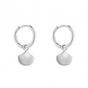 Bud to Rose - Stålörhängen Shell hoop steel