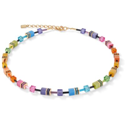 Coeur de Lion - Halsband Multicolour Rainbow Gold 2