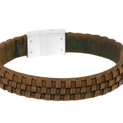 By Billgren- Läderarmband Loke brunt