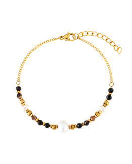 By Jolima- Armband Bead bracelet brown
