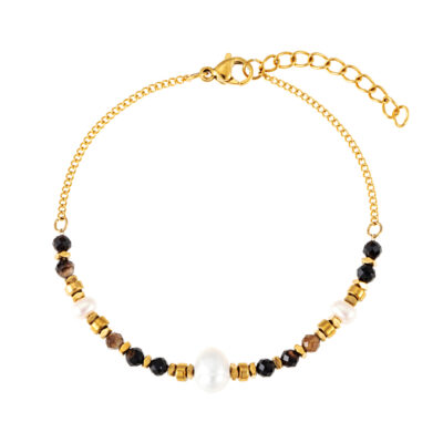 By Jolima- Armband Bead bracelet brown