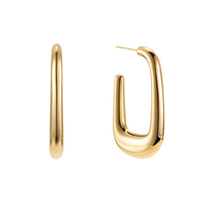 By Jolima - Stålörhänge Lou hoop gold