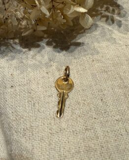 18K Vintage - Hängsmycke Nyckel
