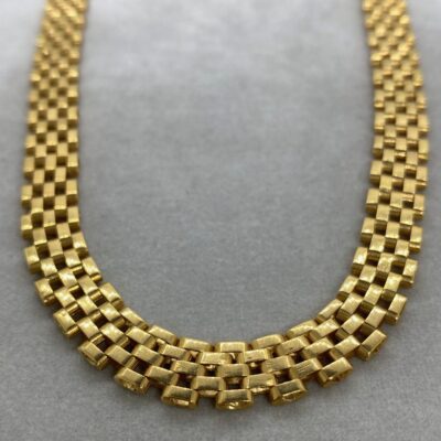 18K Vintage - Halsband korridorlänk
