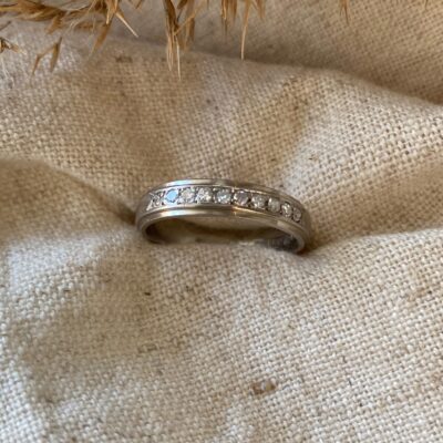 18K Vintage - Ring med briljanter
