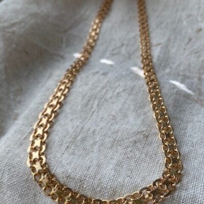 18K Vintage - Halsband X-länk