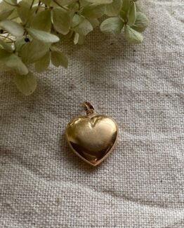 18K Vintage - Hängsmycke Hjärta