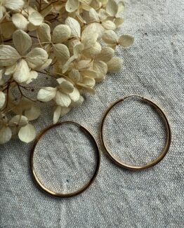 18K Vintage - Örhängen creoler