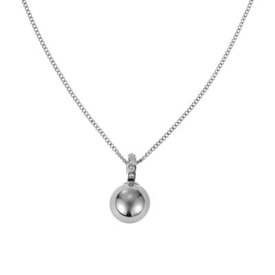 By Jolima - Halsband Liz pendant guld/stål