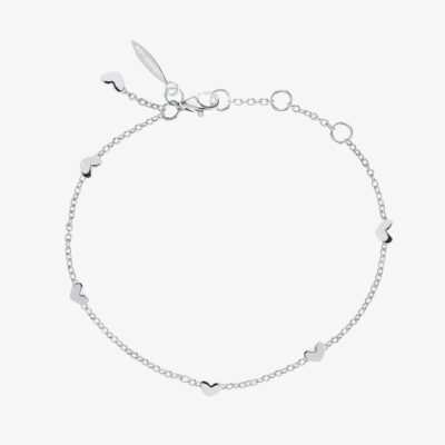 Drakenberg Sjölin- Silverarmband Loving Heart drop full