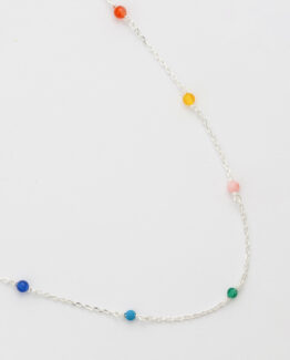 Syster P- Silverhalsband Santa Monica silver/guldpläterat