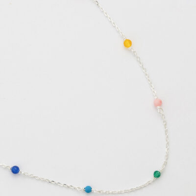 Syster P- Silverhalsband Santa Monica silver/guldpläterat