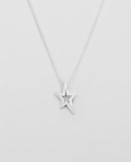 Syster P- Silverhalsband Megastar