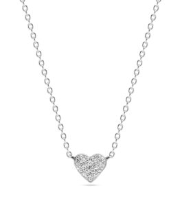Sif Jakobs-Silverhalsband Cuore silver/förgyllt