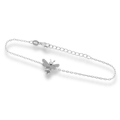 Silverarmband- Save the bees silver/förgyllt