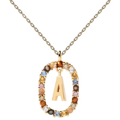 PdPaola - Silverhalsband Bokstav