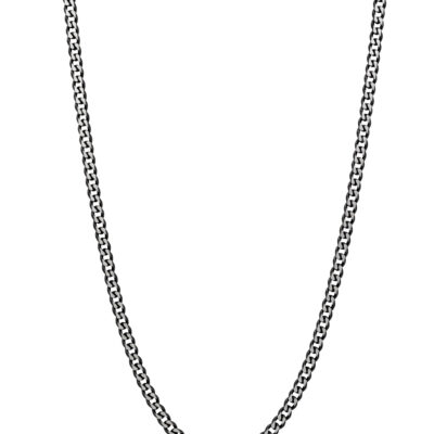 By Billgren halsband - Stålhalsband Howard 5mm svart