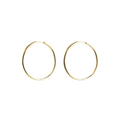 Syster P - Örringar medium hoops silver/guld