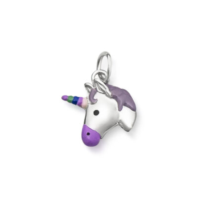 berlock, silver, enhörning, unicorn