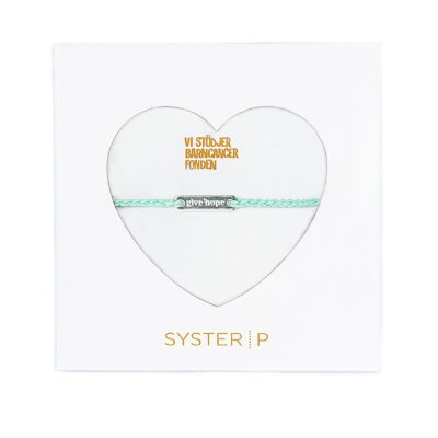Syster P x Barncancerfonden Give Hope Armband