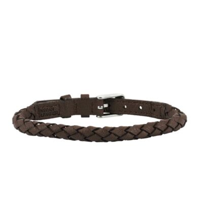 arock -Veganskt läderarmband Max brun/svart