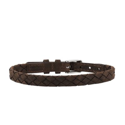 arock -Läderarmband Seth brun/svart/navy