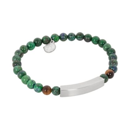 By Billgren- Beadsarmband med platta