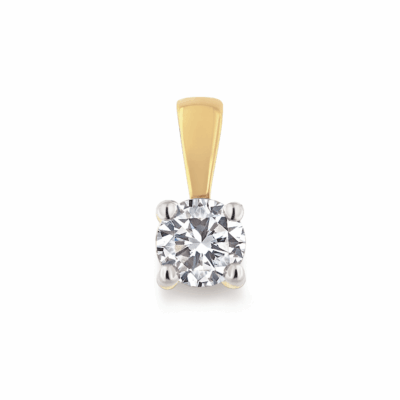 Berlock 18K- Briljant 0,20ct