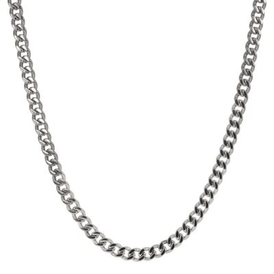 AROCK - Stålhalsband Julius shiny stål/guld