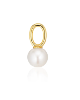 Sif Jakobs-Silverberlock till örhänge perla uno hoop guldpläterat