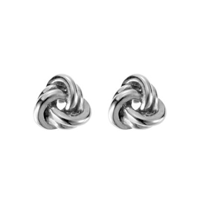 By Jolima - Stålörhänge knot silver