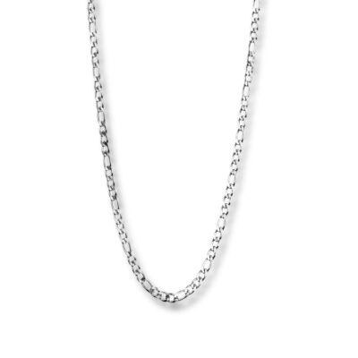 By Billgren - Stålhalsband Figaro 5mm stål/guld