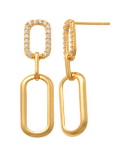 Guldörhängen 18K - Sparkling triple