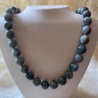 Halsband - Labradorit 12mm