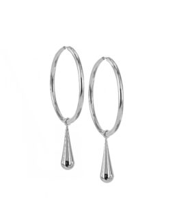 astrid&agnes - stålörhängen Bella big hoops stål