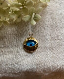 18K Vintage - Hängsmycke Öga