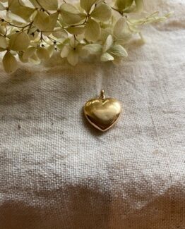 18K Vintage - Hängsmycke Hjärta