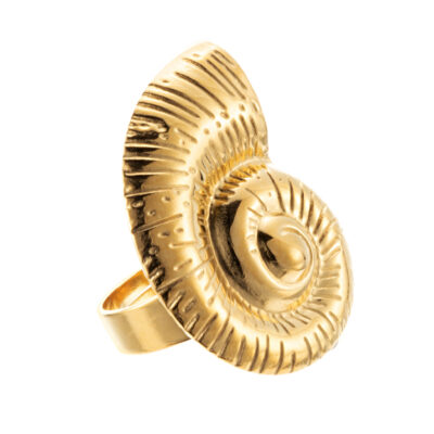 By Jolima- Stålring Shell gold
