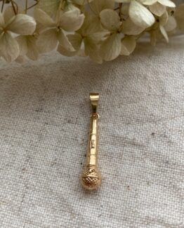 18K Vintage - Hängsmycke Mikrofon