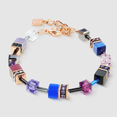 Coeur de lion - Armband Purple blue