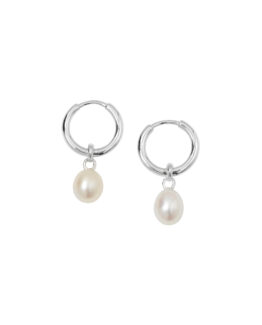 Syster P - Treasure pearl hoops