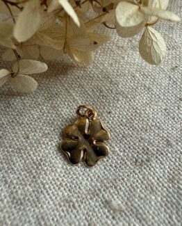 18K Vintage - Hängsmycke fyrklöver