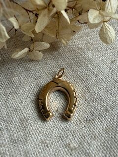 18K Vintage - Hängsmycke Hästsko