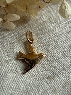 18K Vintage - Hängsmycke Fågel