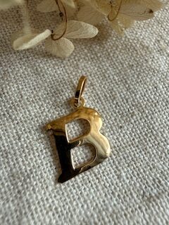 18K Vintage - Hängsmycke bokstav B
