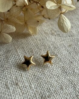 18K Vintage - Örhängen stjärna